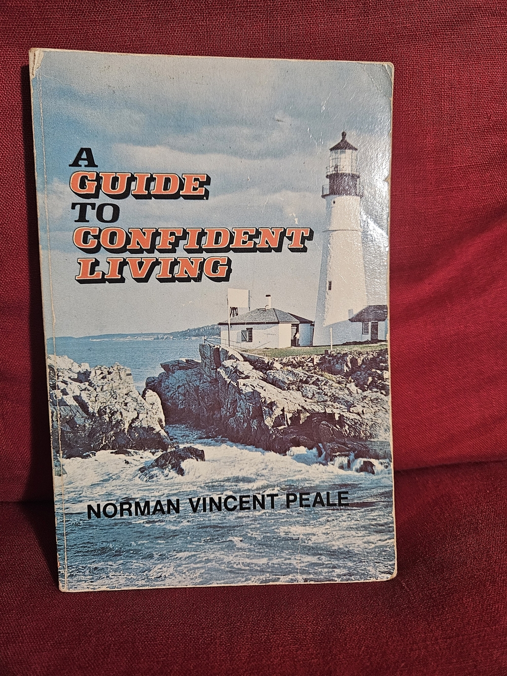 Blue Lighthouse Cover Decorative Book Art